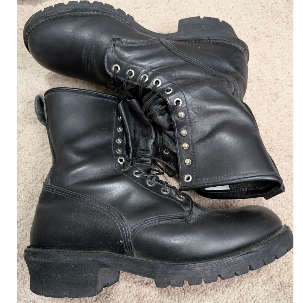 Red Wing 699 Logger Wildland Fire Boots Men US 11E Black ISO 9001 Certified USA